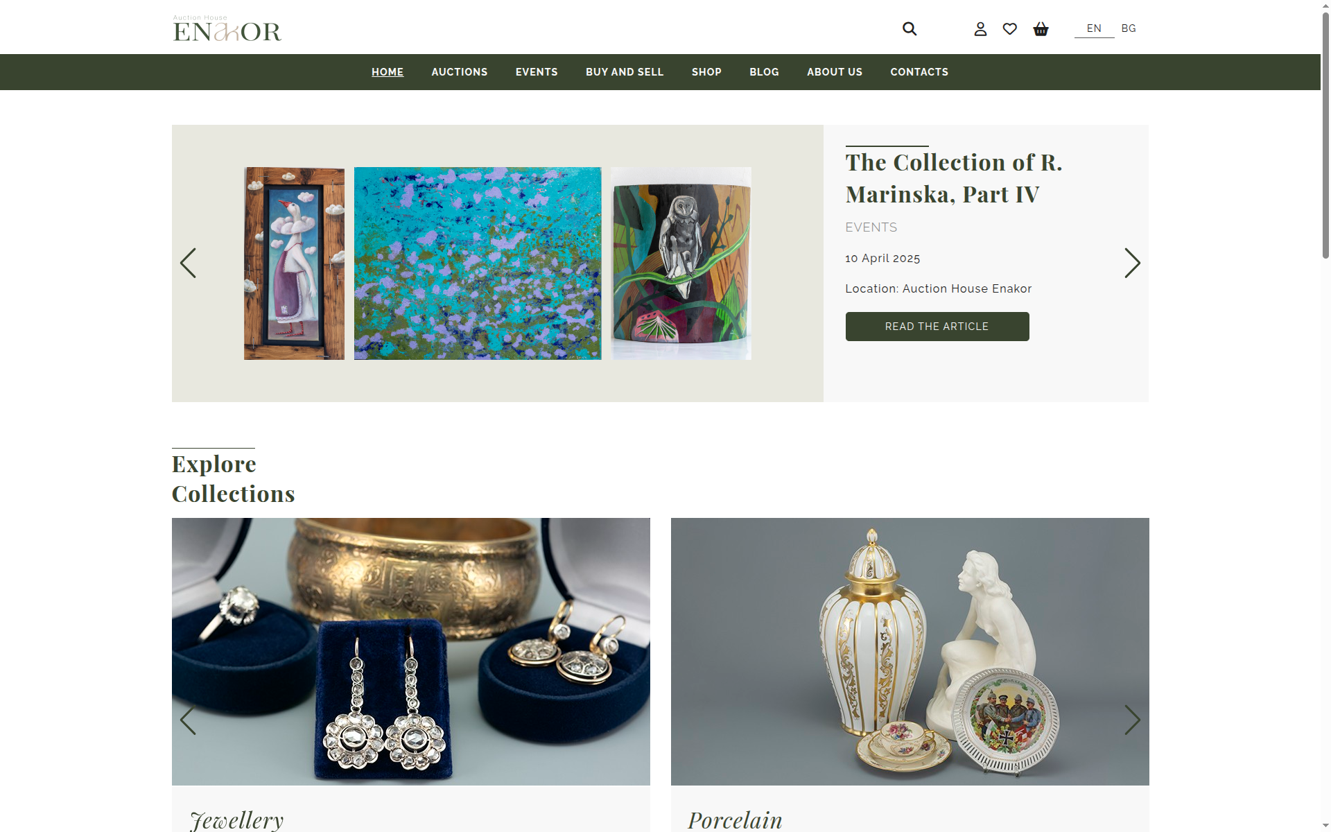 Enakor Website